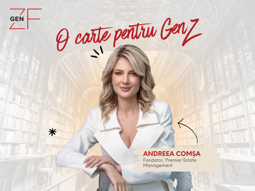 Ce carte o citește Andreea Comșa, șefa Premier Estate? Recomandarea ei