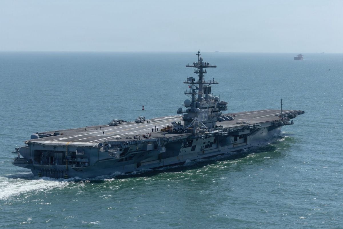 USS George H.W. Bush, spre Orientul Mijlociu: Un nou portavion nuclear în MEDITERRANEA