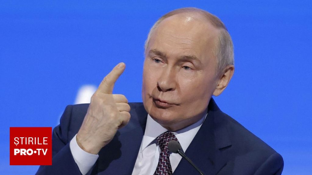 Putin, furios în public: „Vreau rapoarte și explicații” de la economiști