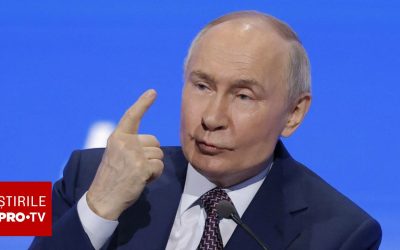Putin, furios în public: „Vreau rapoarte și explicații” de la economiști