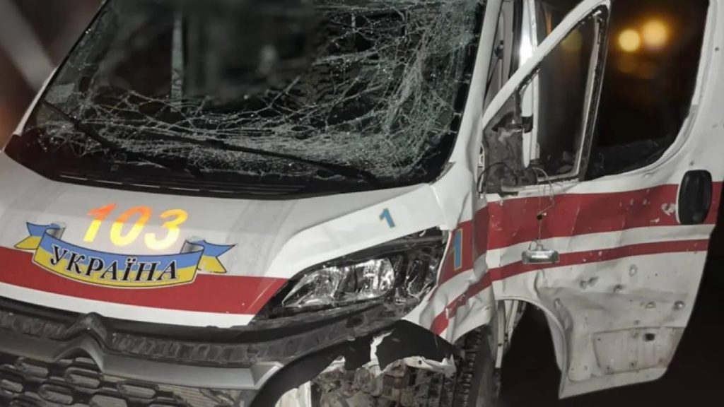 Ruşii încalcă armistițiul de Paște: Dronă lovește o ambulanță în Ucraina