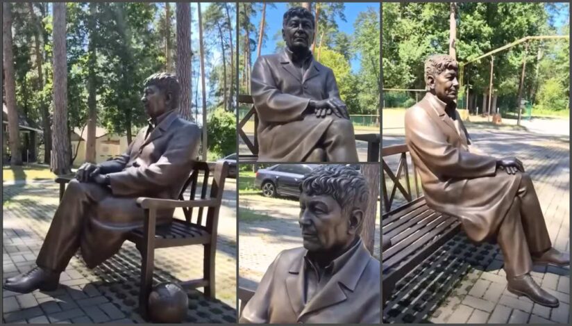 Lucescu, statuie la Hunedoara, dar gândită pentru Donețk