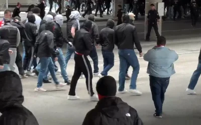 Ultras Stuttgart, atac brutal la fanii Bayern, explozie violentă