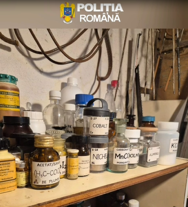 Tânăr din Galați, reținut pentru experimente chimice periculoase în bloc