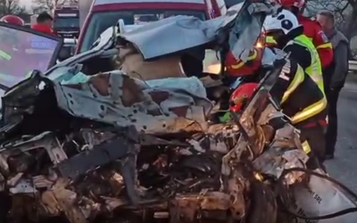 Șofer mort pe DN17, în Bistrița, după un accident cu un autobuz: doi răniți