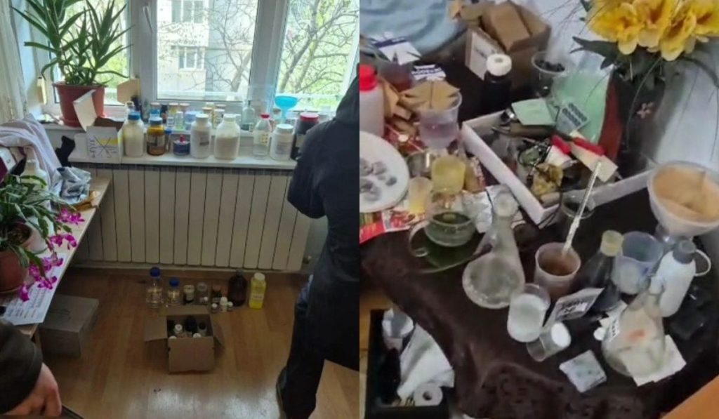 Gălățeanul cu „arsenal” toxic în bloc: anchetă-șoc