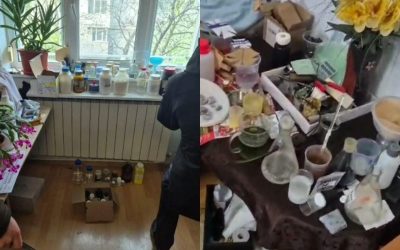 Gălățeanul cu „arsenal” toxic în bloc: anchetă-șoc