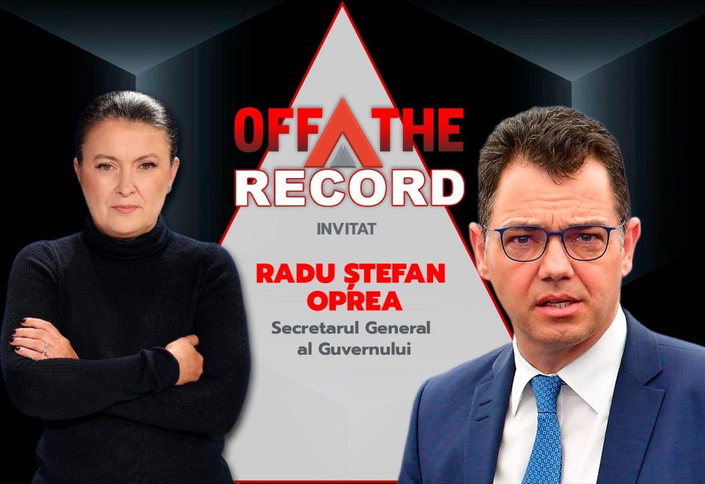 Radu Oprea, secretar general al Guvernului, în interviul OFF The Record