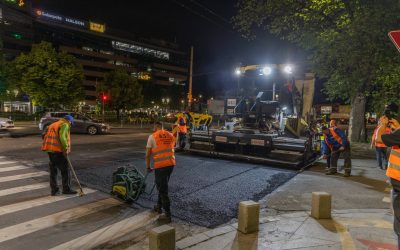Asfaltare nocturnă în București: Vezi lista arterelor modernizate