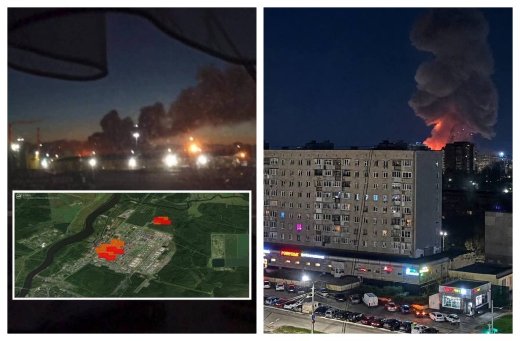 Rusia: Rafinăria Kirishi, lovită de drone. Instalații avariate