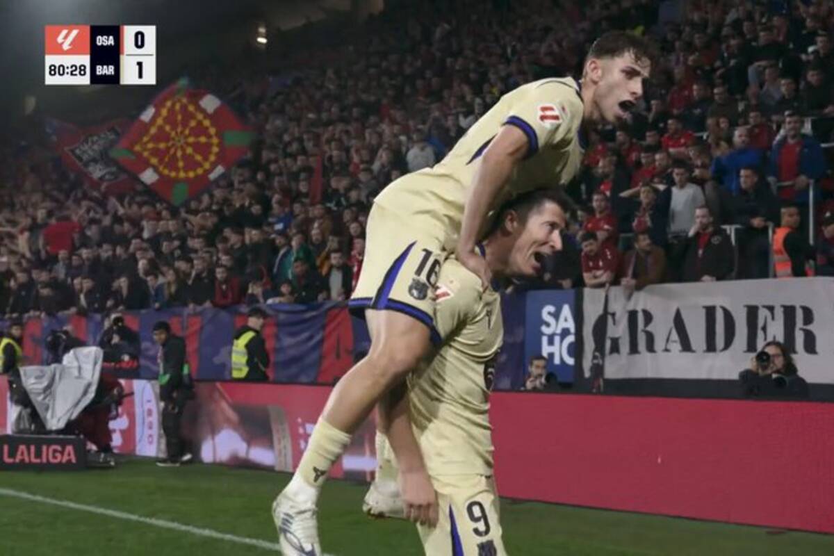 Kluczowa bramka Lewandowskiego! Polak na ratunek Barcelonie [WIDEO]