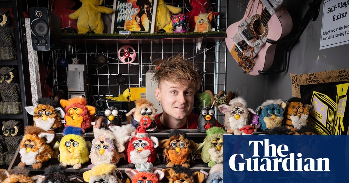 Fire up the Furby synth! Meet UK Eurovision entry Look Mum No Computer at his mind-boggling music museum | Eurovision