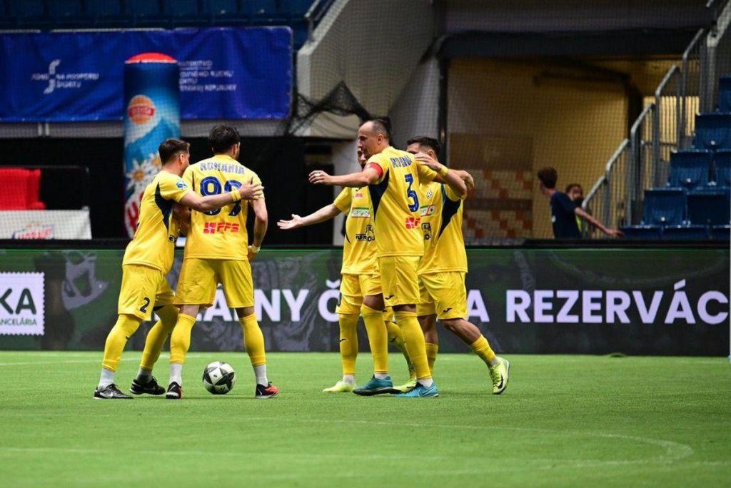 România, victorie istorică în fața Angliei la Campionatul European de minifotbal! Clasament
