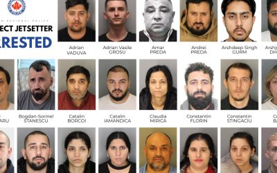 Români și „turism infracțional” în Canada: Zeci de arestați, 164 suspecți
