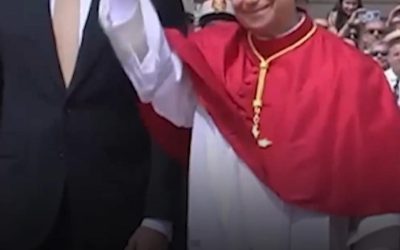 Papa Leon, primit cu salve de tun în Spania
