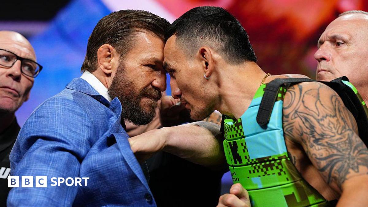 McGregor i-a rupt ochelarii lui Holloway la conferința UFC