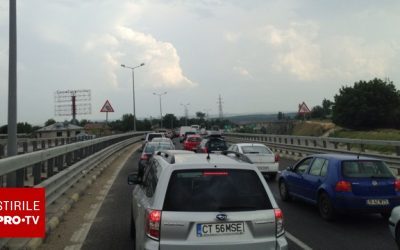 Carambol pe Autostrada Soarelui: șase mașini implicate, trafic blocat