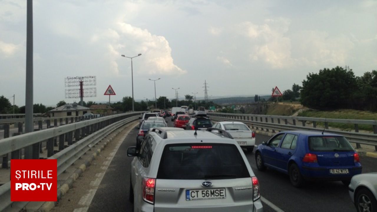 Carambol pe Autostrada Soarelui: șase mașini implicate, trafic blocat