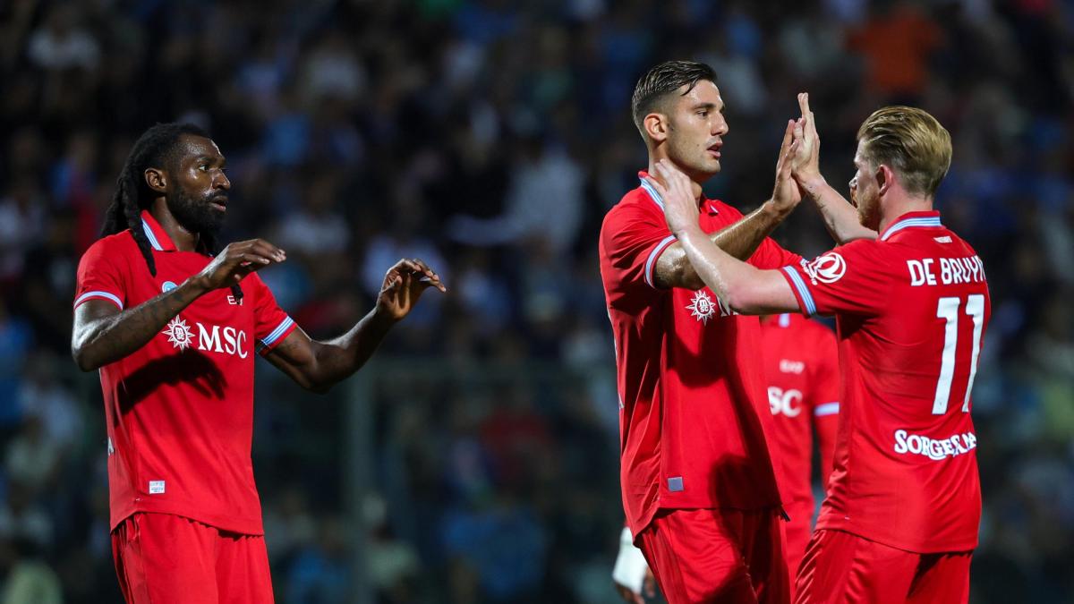Napoli, recital în amical: 6-2 cu Aris Salonic