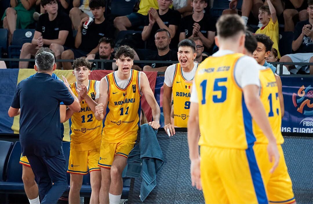 România U16, victorie dramatică 75-73 cu Serbia la Europene