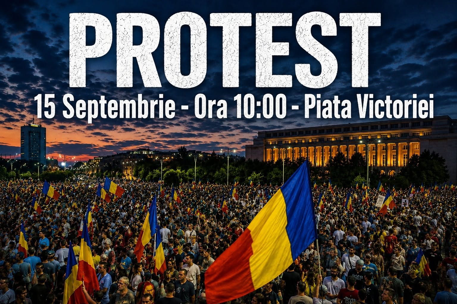 Ciobanii, AUR și suveraniștii: protest anti-Bolojan confiscat