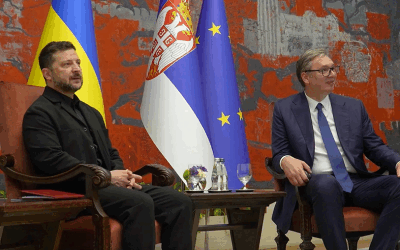 Zelenski, la Belgrad: discuții cu Vucic, aliatul Moscovei