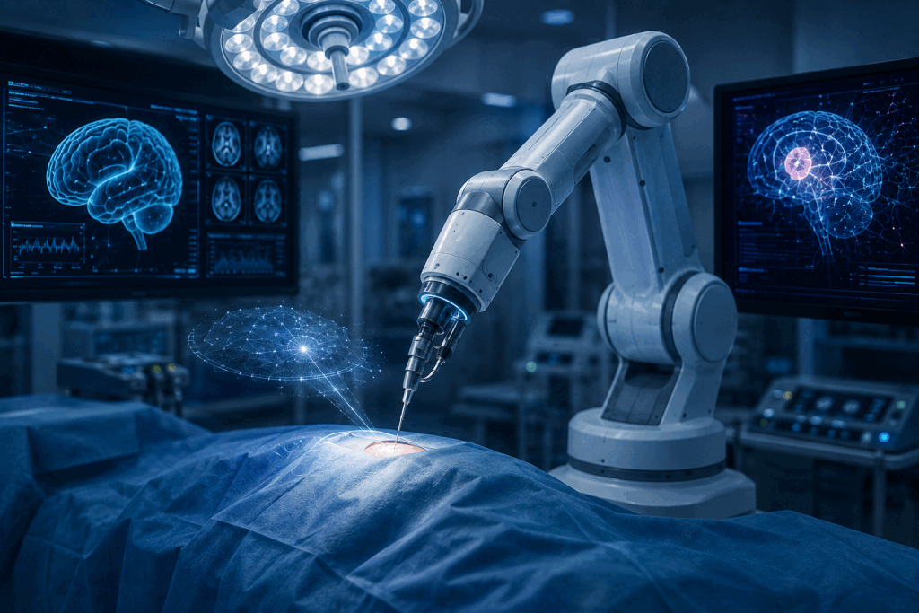 AI operează o tumoră cerebrală în premieră mondială la Londra