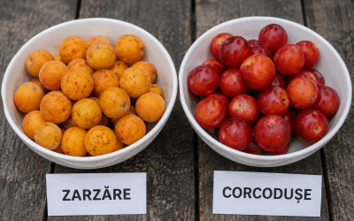Zarzar sau Corcodușă? Ghid rapid de deosebire