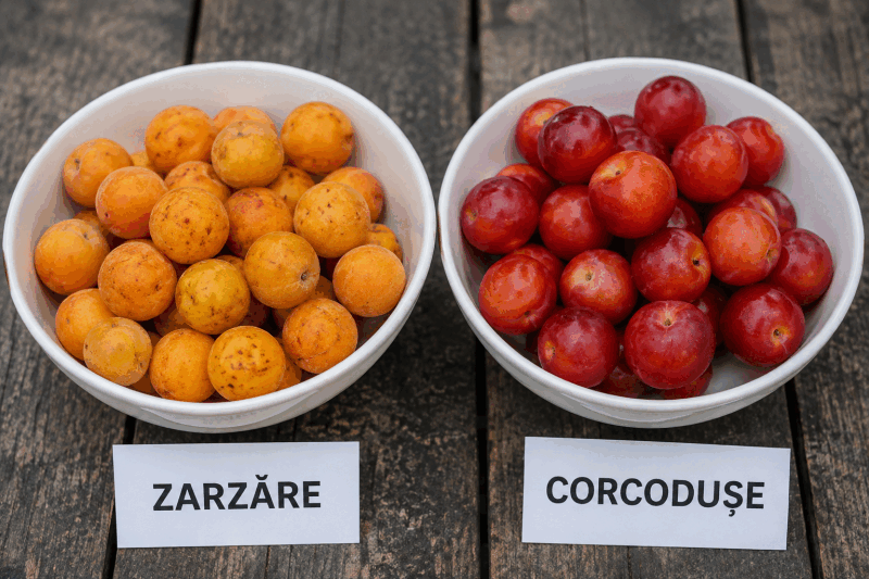Zarzar sau Corcodușă? Ghid rapid de deosebire