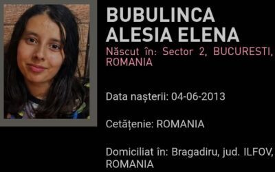 Mesaj RO-Alert, după ce Bubulincă Alesia-Elena, o fetiță de 13 ani, a plecat de la domiciliul din Bragadiru, județul Ilfov