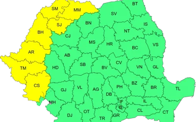 Caniculă în România: 36 de grade, furtună și impact în București