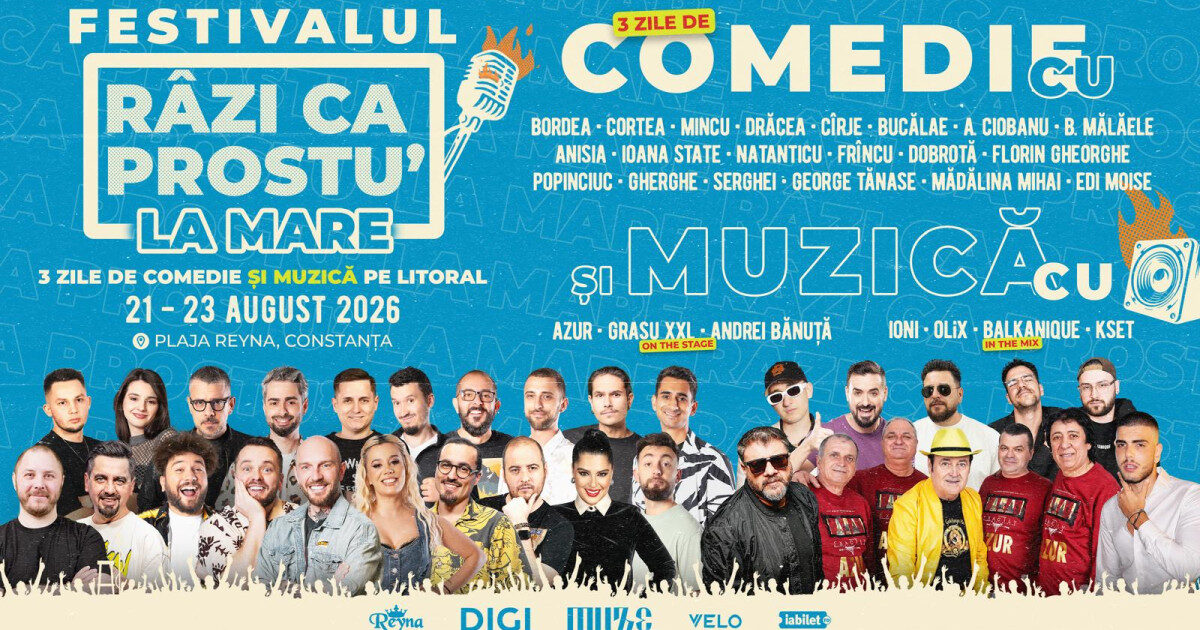 Constanța, trei zile de râs – dar nu de soare