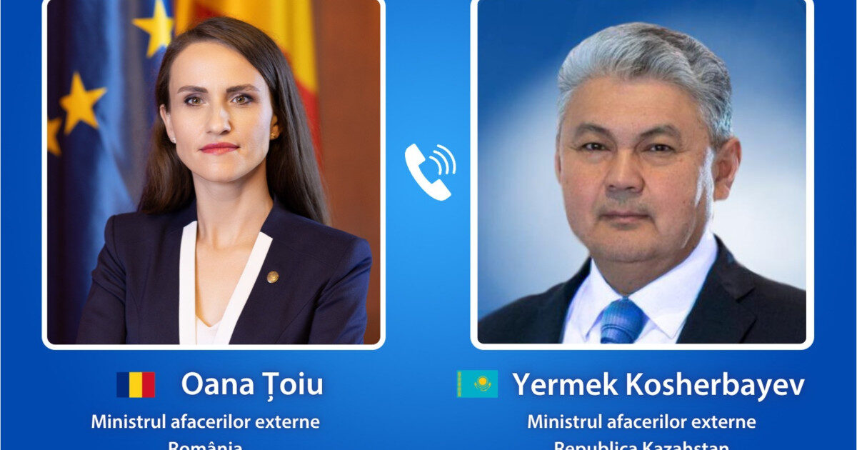 Oana Țoiu, negocieri la București pentru petrol kazah