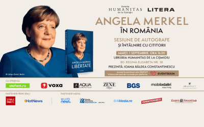 Merkel vine în România: Fostul cancelar, față în față cu publicul