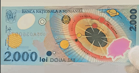 Bancnota de 2.000 lei, vânată de colecționari. Cât valorează azi moneda-eclipsă