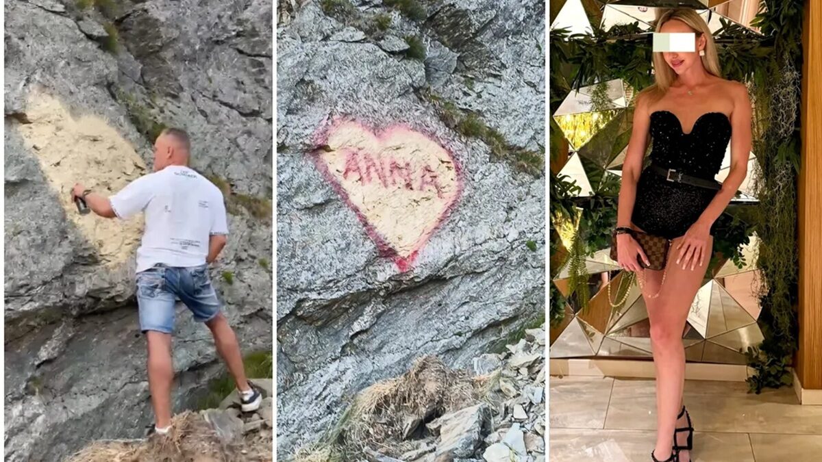 Bucureștean cu familie, a scris pe Transfăgărășan numele ANNA: Pasiune nebună