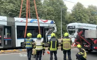 GELSENKIRCHEN: 25 de răniți, zece gravi, după o coliziune între tramvaie