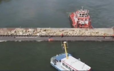 Cernavodă, Dunărea salvată: Operațiunea barjelor, un succes după 7 ore