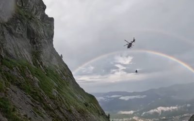 Operațiune de salvare spectaculoasă pe cel mai mare perete stâncos din România