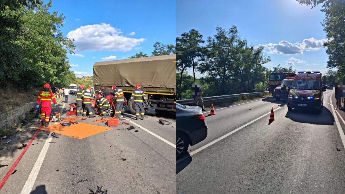 Carnagiu în Mureș: 3 morți, 4 vehicule implicate, intervine SMURD