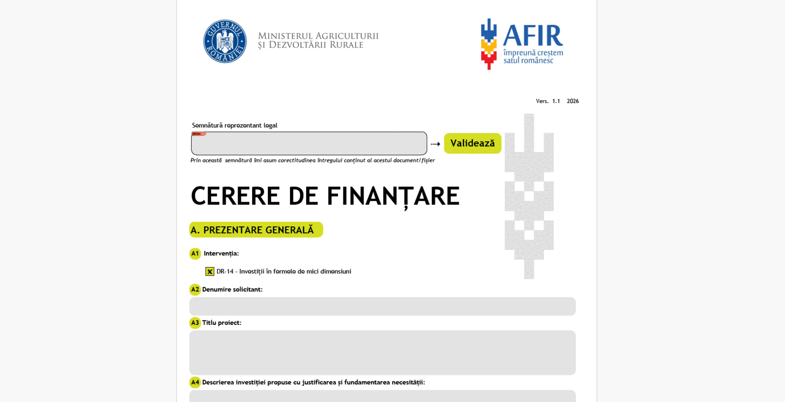 Granturi UE pentru ferme: AFIR a ajustat ghidul pentru 50.000 EUR