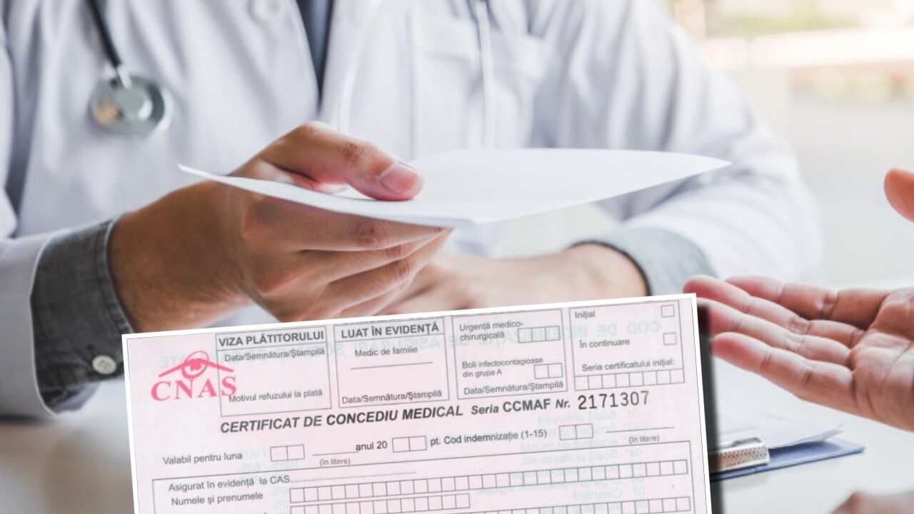 Concedii medicale: Românii primesc mai puțini bani din august