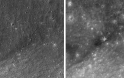 Luna are un crater nou: Imagini SpaceX după impact