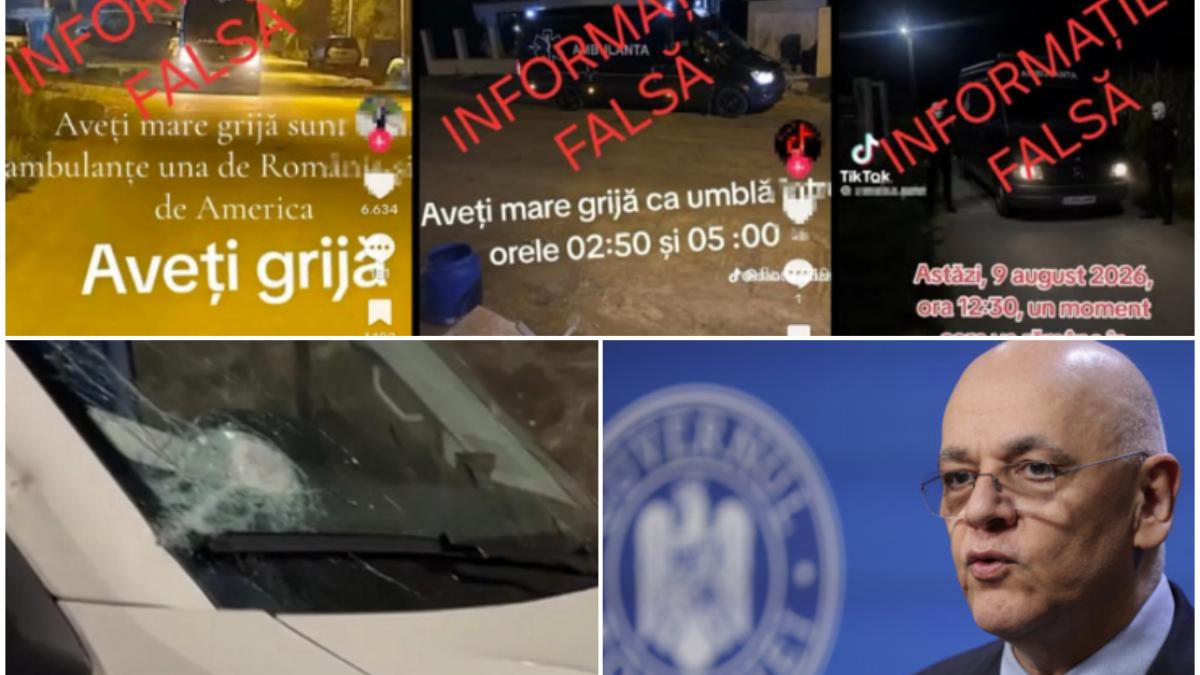 Ambulanța neagră, revenire șoc. Arafat: Minciuni pe net, filtrați!