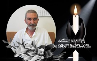 Buzău, doliu: Medicul RADU SIMIONESCU, plecat prea devreme