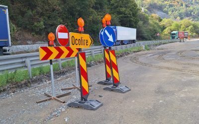Valea Oltului: Trafic deviat pe DN7 până la final de an