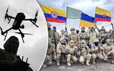 Carteluri columbiene în Ucraina: soldați la drone, experiență de luptă