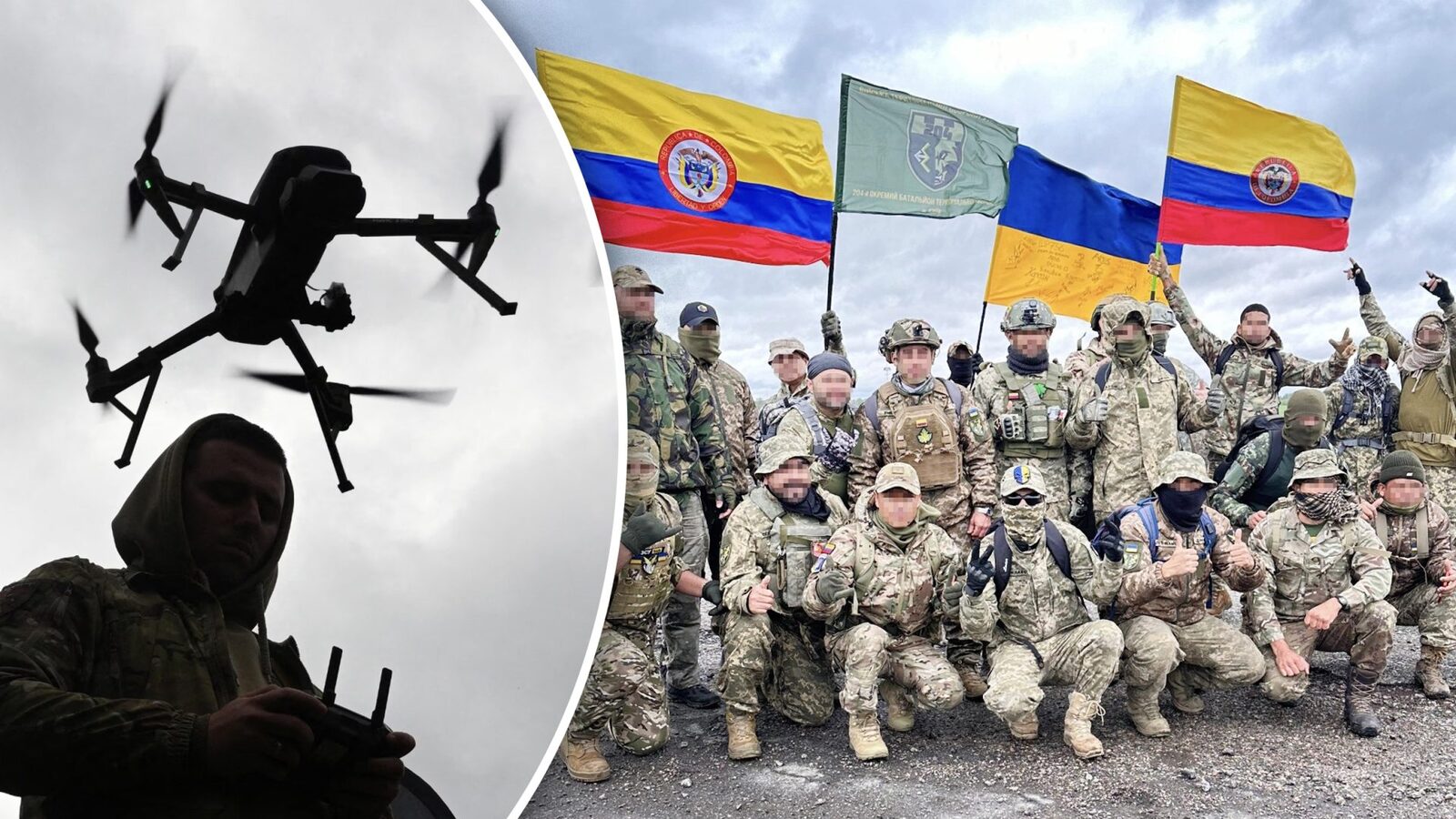 Carteluri columbiene în Ucraina: soldați la drone, experiență de luptă
