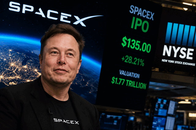SpaceX sub presiune: acțiuni blocate după listarea la bursă