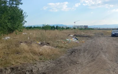 Sibiu: Gunoi ilegal pe terenul noului spital județean